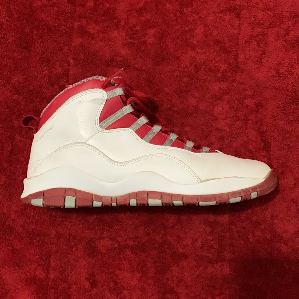 Jordan 10s Red Steel